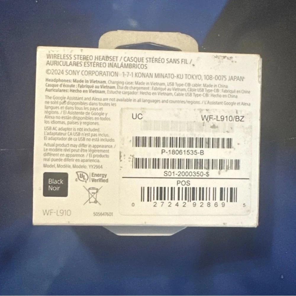 Sony LinkBuds with Alexa Built in, Black